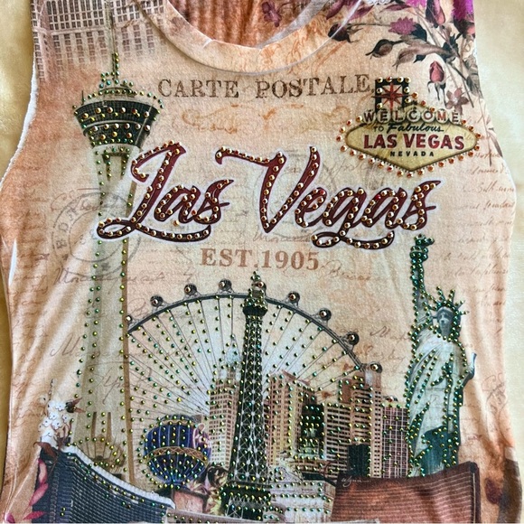 Vintage Y2K Las Vegas Graphic Tank - Picture 5 of 6